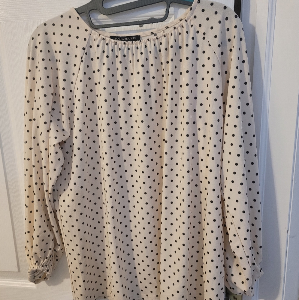 Banana Republic Polka Dot Blouse NWT